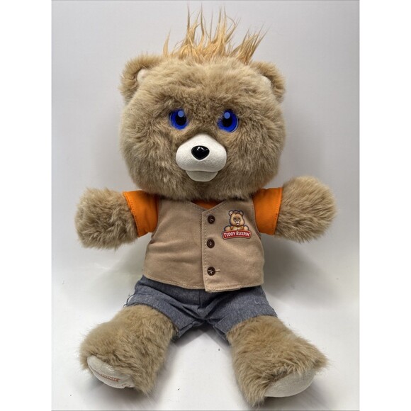 Teddy Ruxpin 2017 Plush Talking Animated Story Teller Bluetooth Bear LCD Eyes - Picture 1 of 8